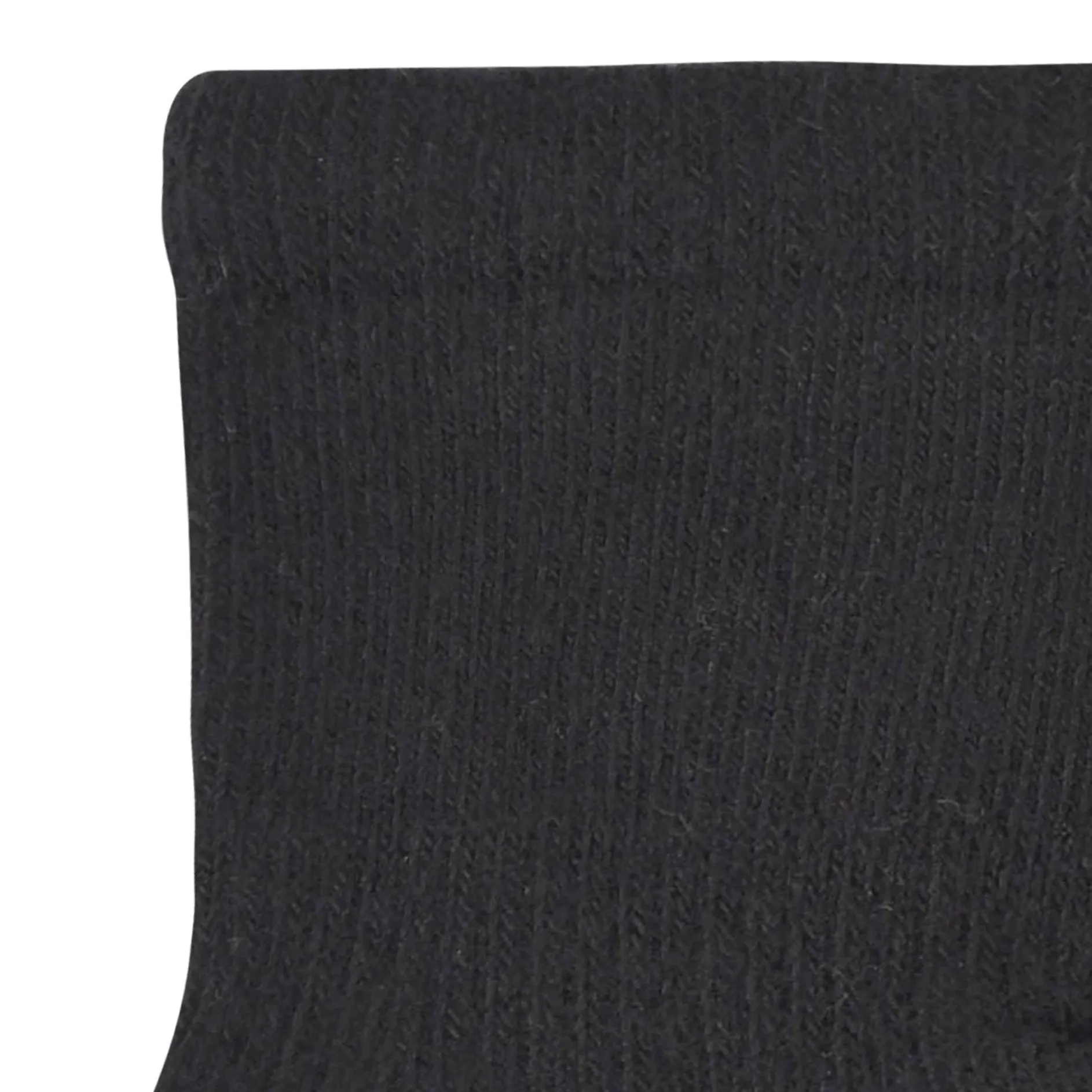 8-Pack Baby & Toddler Black Wiggle Proof® Jersey Crew Socks