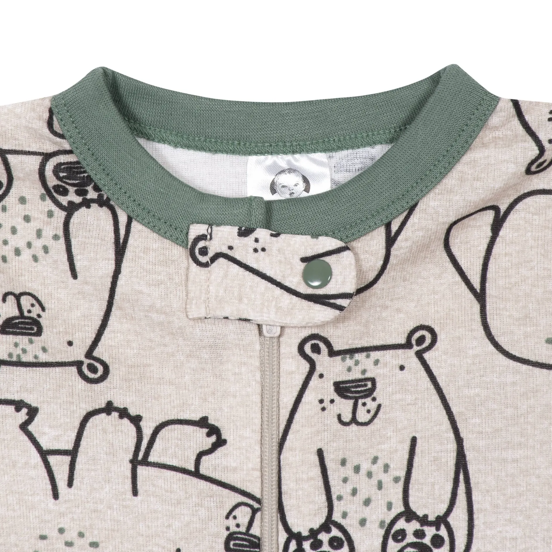 2-Pack Baby & Toddler Boys Bear Snug Fit Footed Cotton Pajamas
