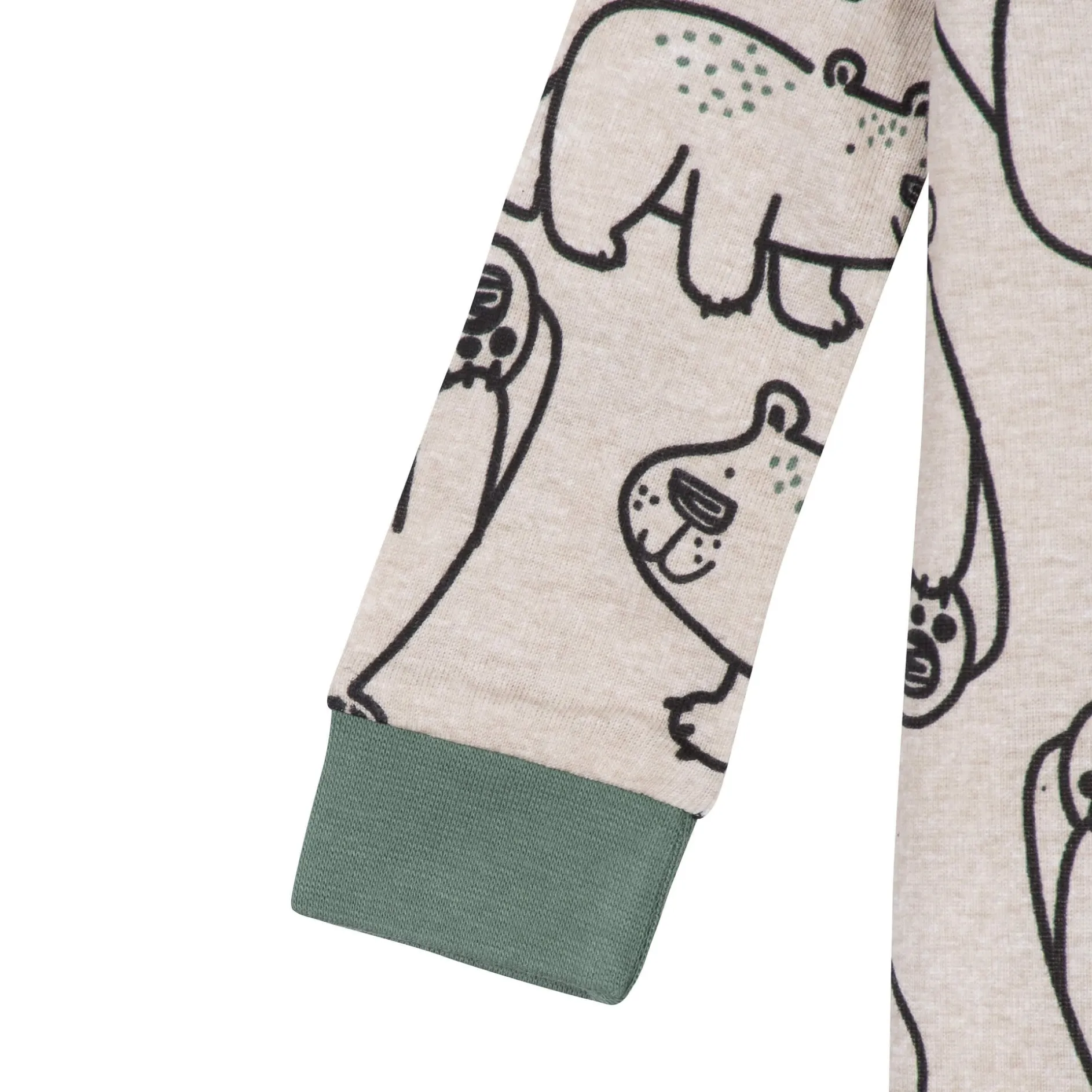2-Pack Baby & Toddler Boys Bear Snug Fit Footed Cotton Pajamas