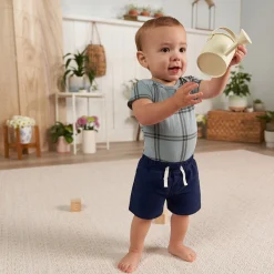 3-Pack Baby & Toddler Boys Blues Knit Shorts