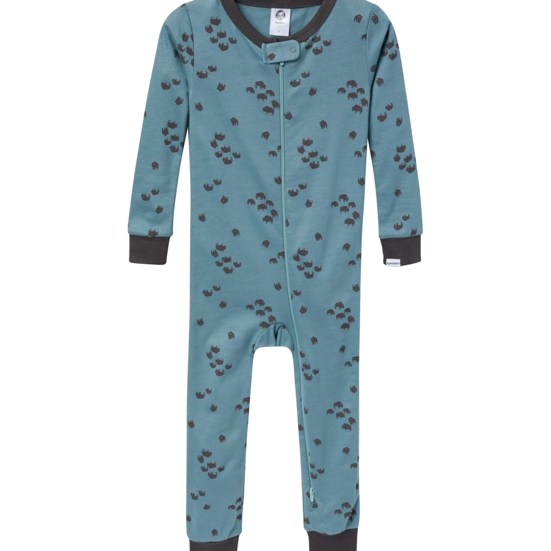 3-Pack Baby & Toddler Boys Buffalo Snug Fit Footless Pajamas