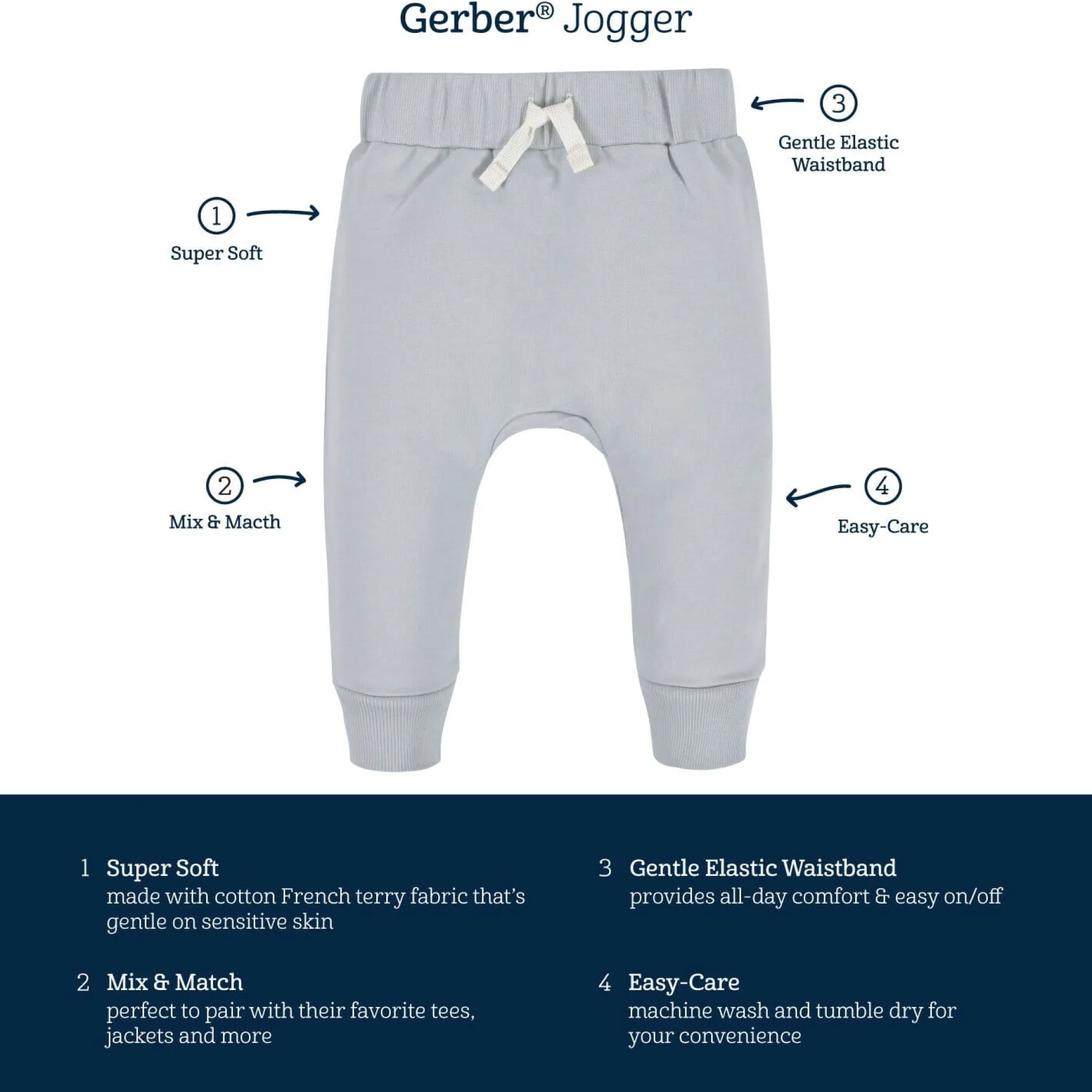 3-Pack Baby & Toddler Boys Camo Premium Jogger