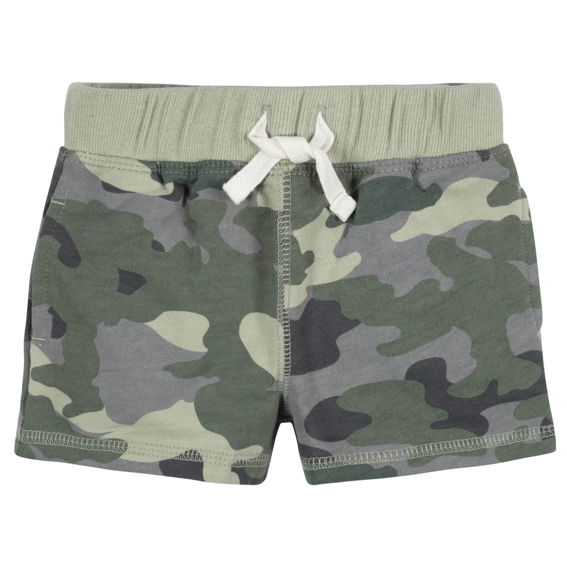 3-Pack Baby & Toddler Boys Color Me Camo Pull-On Knit Shorts