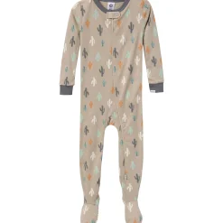 4-Pack Baby & Toddler Boys Desert Animals Snug Fit Footed Pajamas