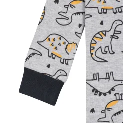 4-Pack Baby & Toddler Boys Dinosaurs & Space Snug Fit Footed Cotton Pajamas
