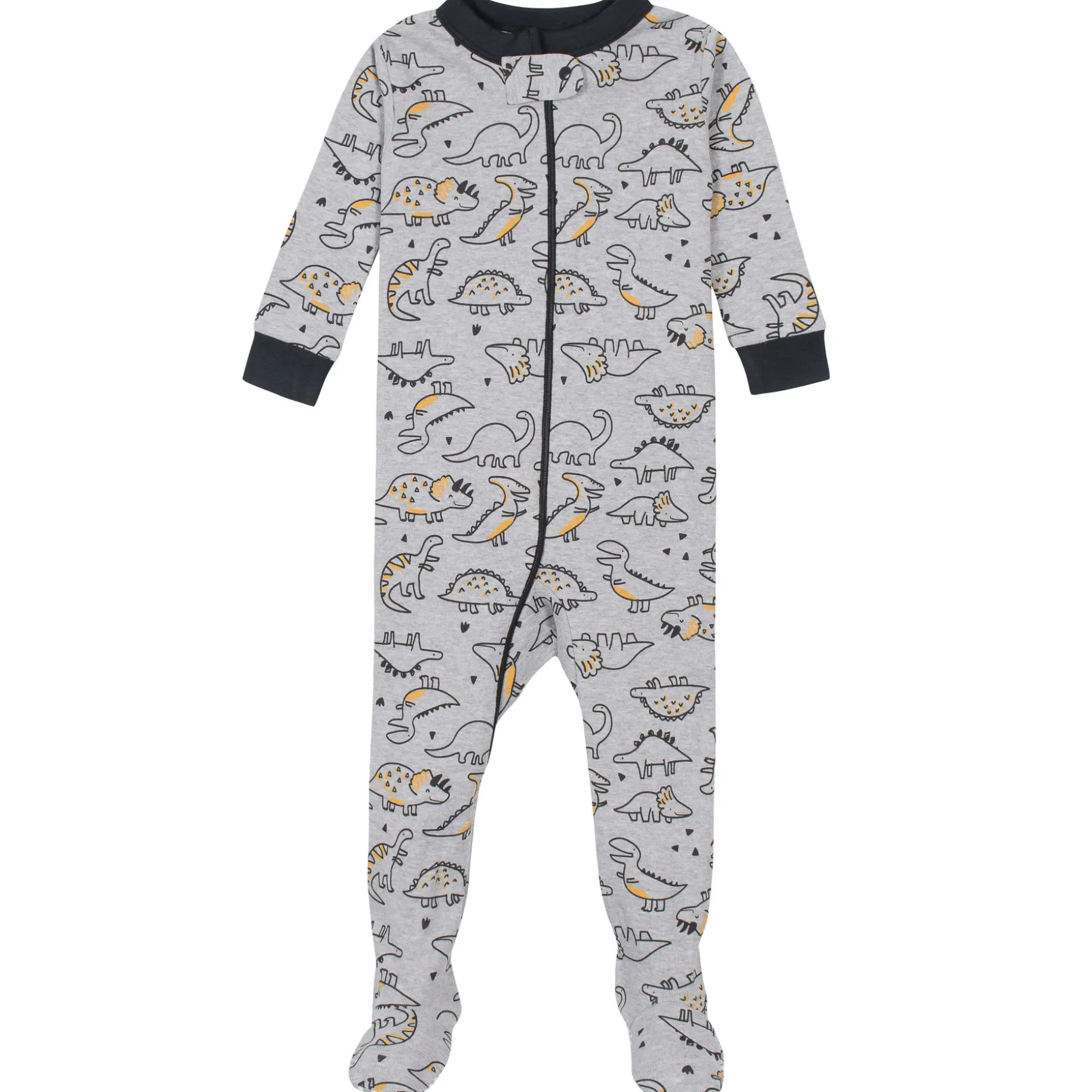 2-Pack Baby & Toddler Boys Dino Snug Fit Footed Cotton Pajamas