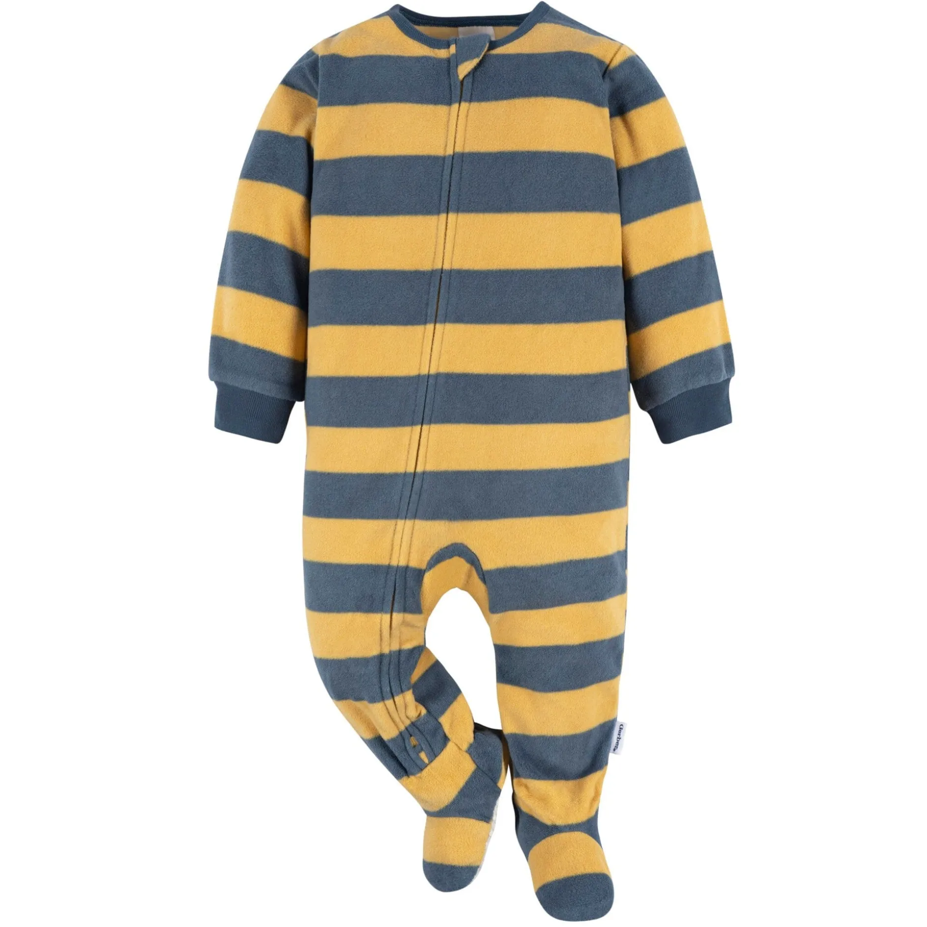 2-Pack Baby & Toddler Boys Dinos & Wide Stripe Fleece Pajamas