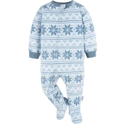 2-Pack Baby & Toddler Boys Dog & Blue Fair Isle Fleece Pajamas