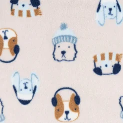 2-Pack Baby & Toddler Boys Dog & Blue Fair Isle Fleece Pajamas