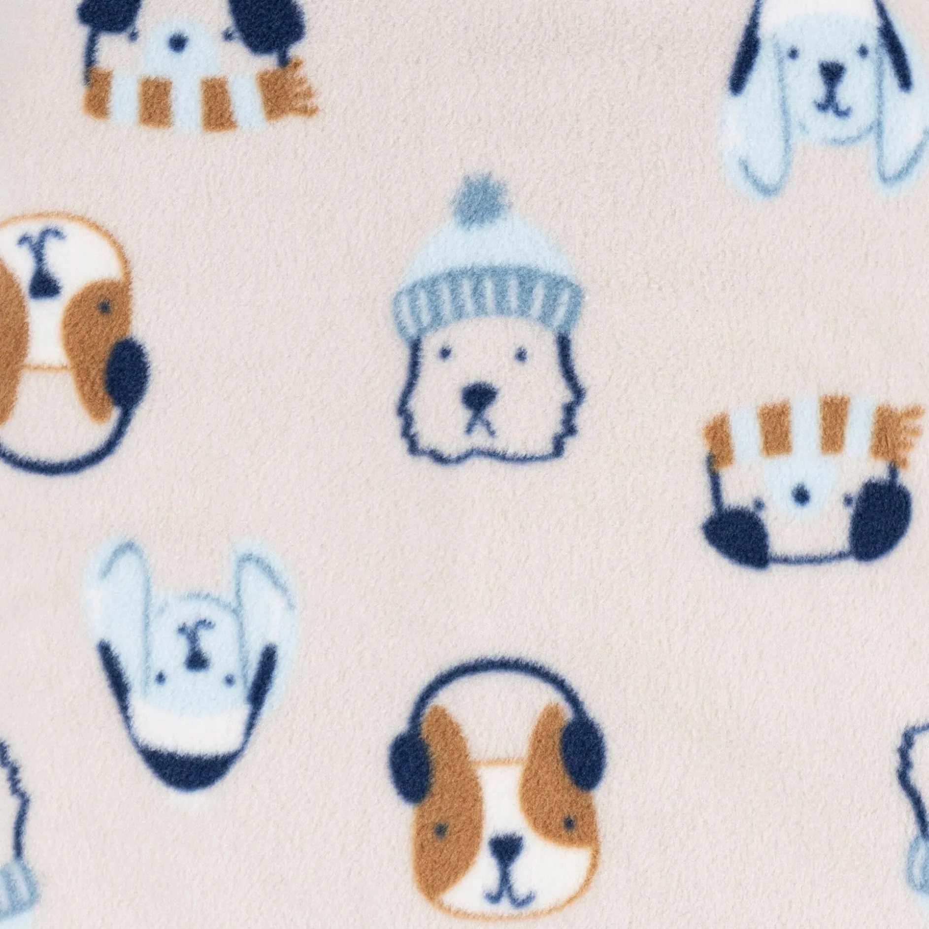 2-Pack Baby & Toddler Boys Dog & Blue Fair Isle Fleece Pajamas