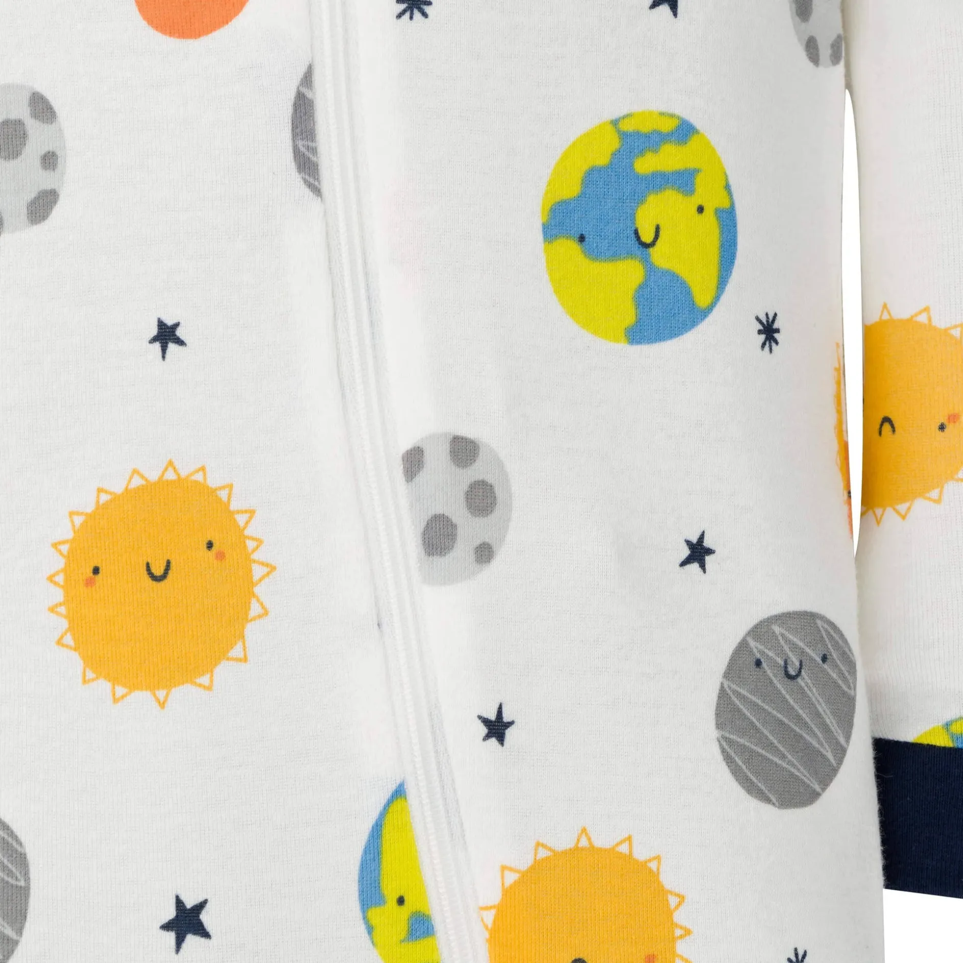 2-Pack Baby & Toddler Boys Earth Snug Fit Footed Cotton Pajamas