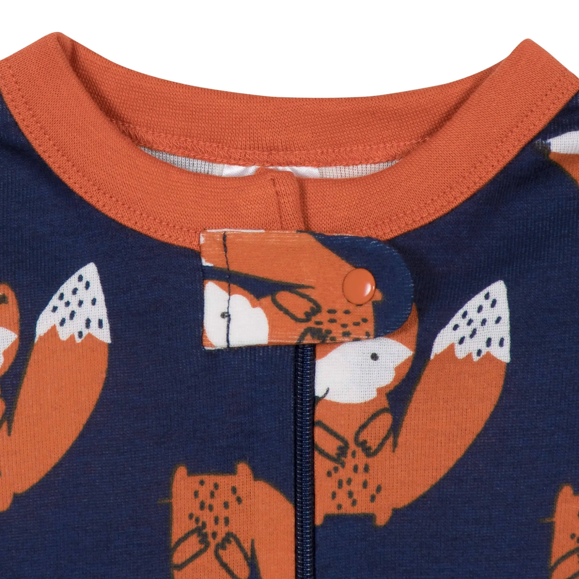 2-Pack Baby & Toddler Boys Fox Snug Fit Footed Cotton Pajamas