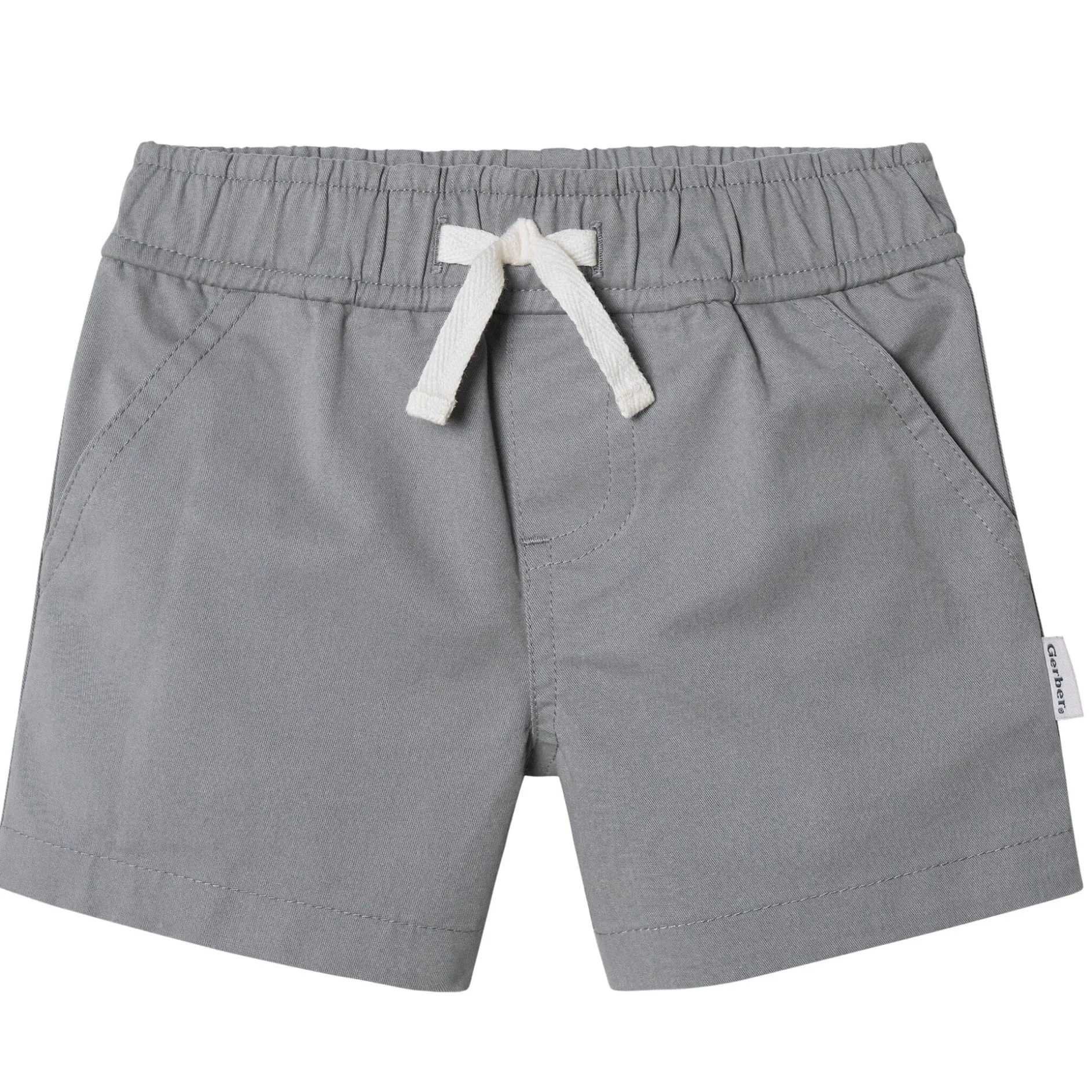 2-Pack Baby & Toddler Boys Grey and Blue Twill Shorts