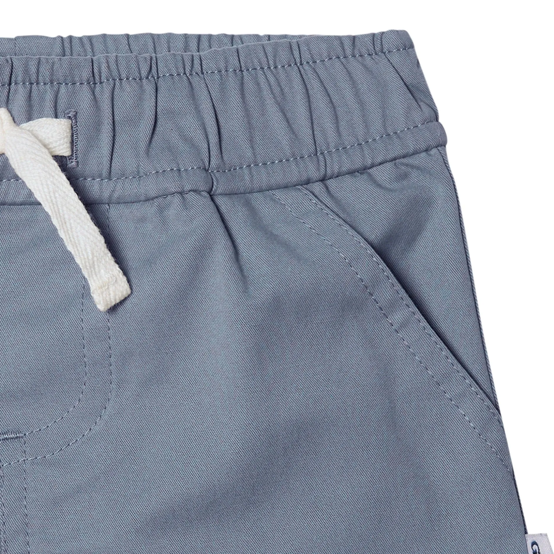2-Pack Baby & Toddler Boys Grey and Blue Twill Shorts