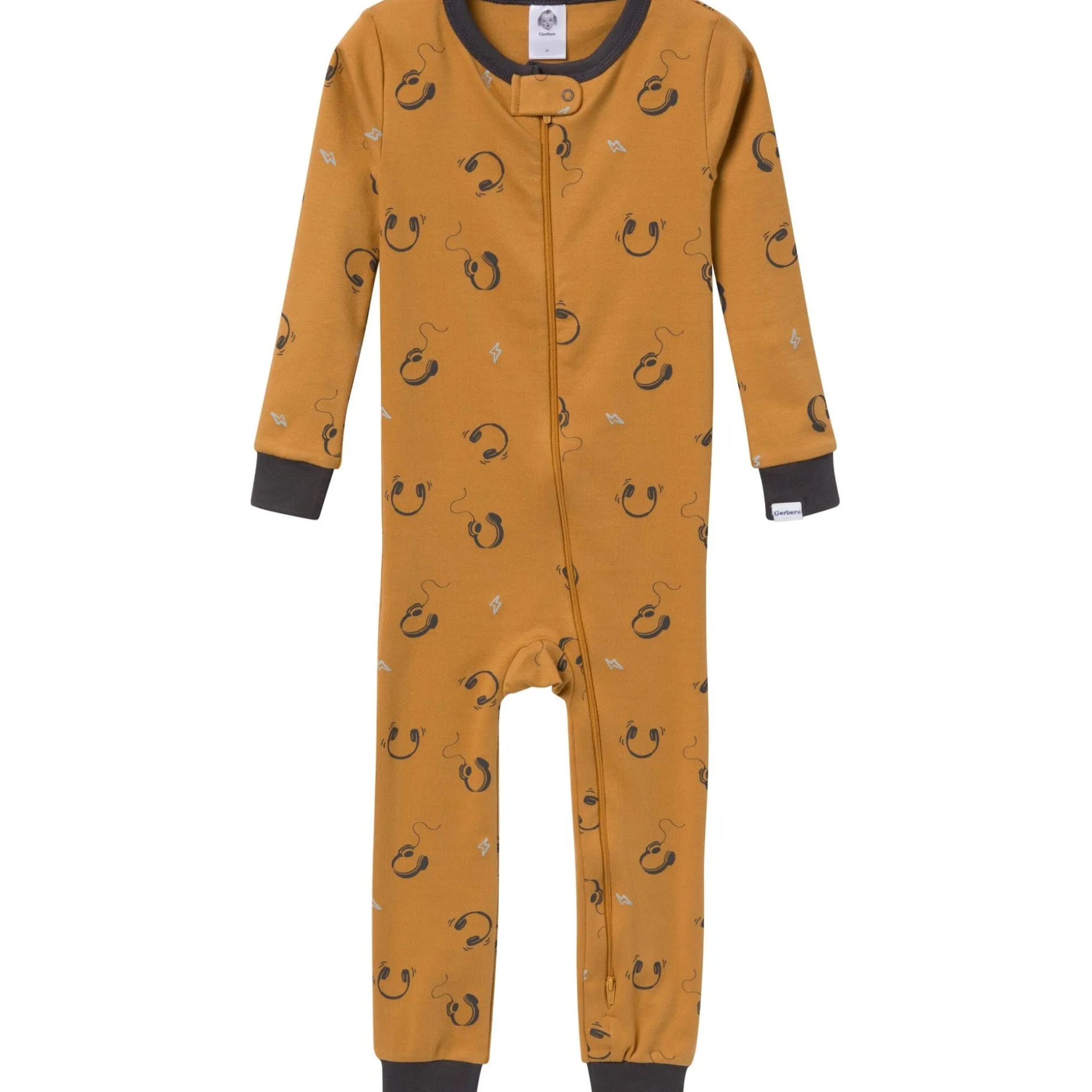 3-Pack Baby & Toddler Boys Music Snug Fit Footless Pajamas