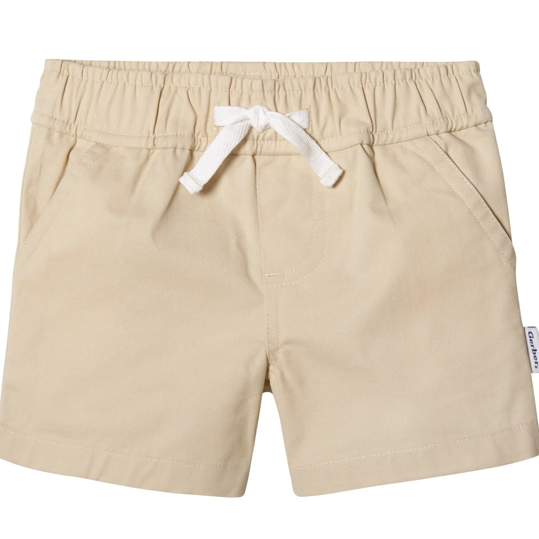 2-Pack Baby & Toddler Boys Navy Stripe and Khaki Twill Shorts