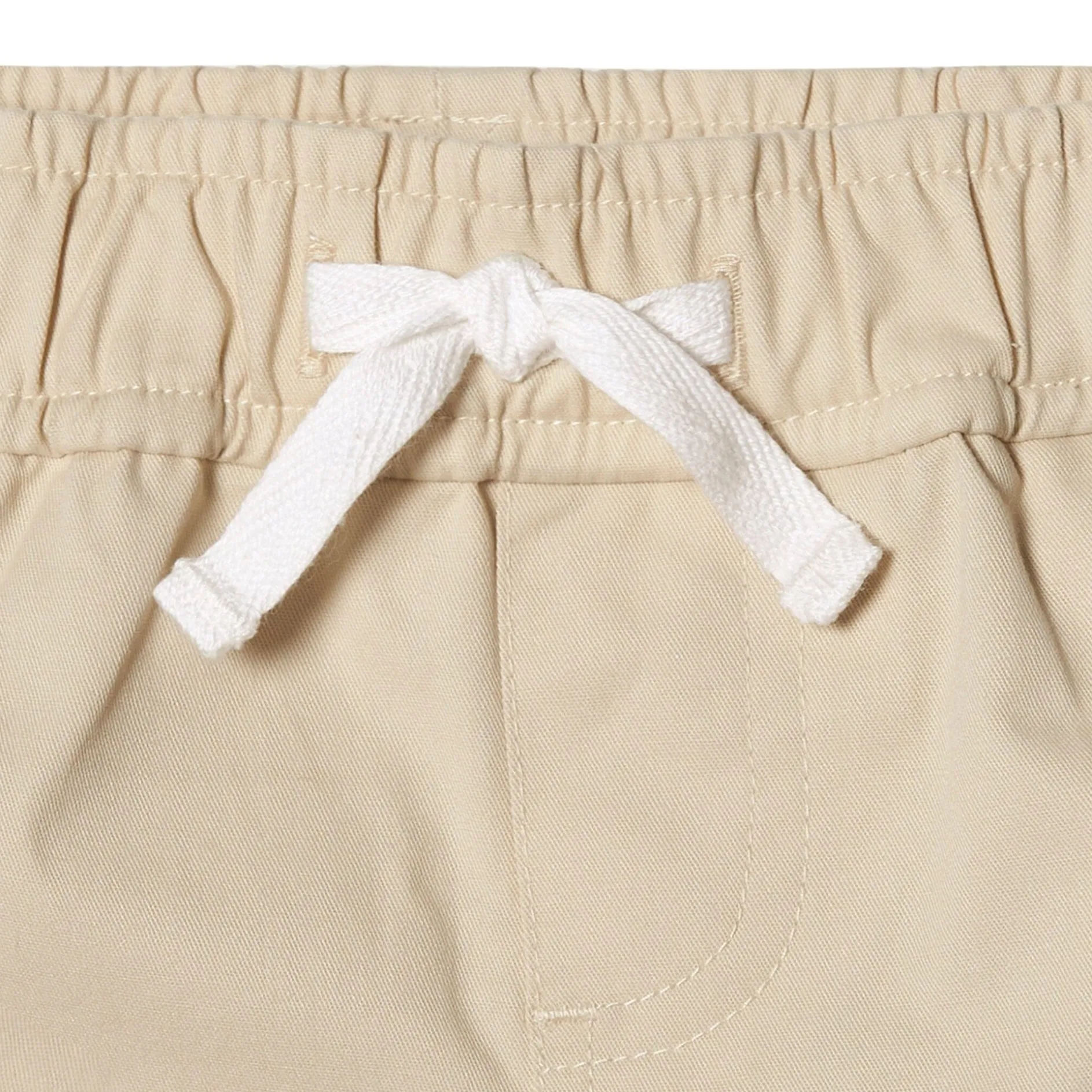 2-Pack Baby & Toddler Boys Navy Stripe and Khaki Twill Shorts