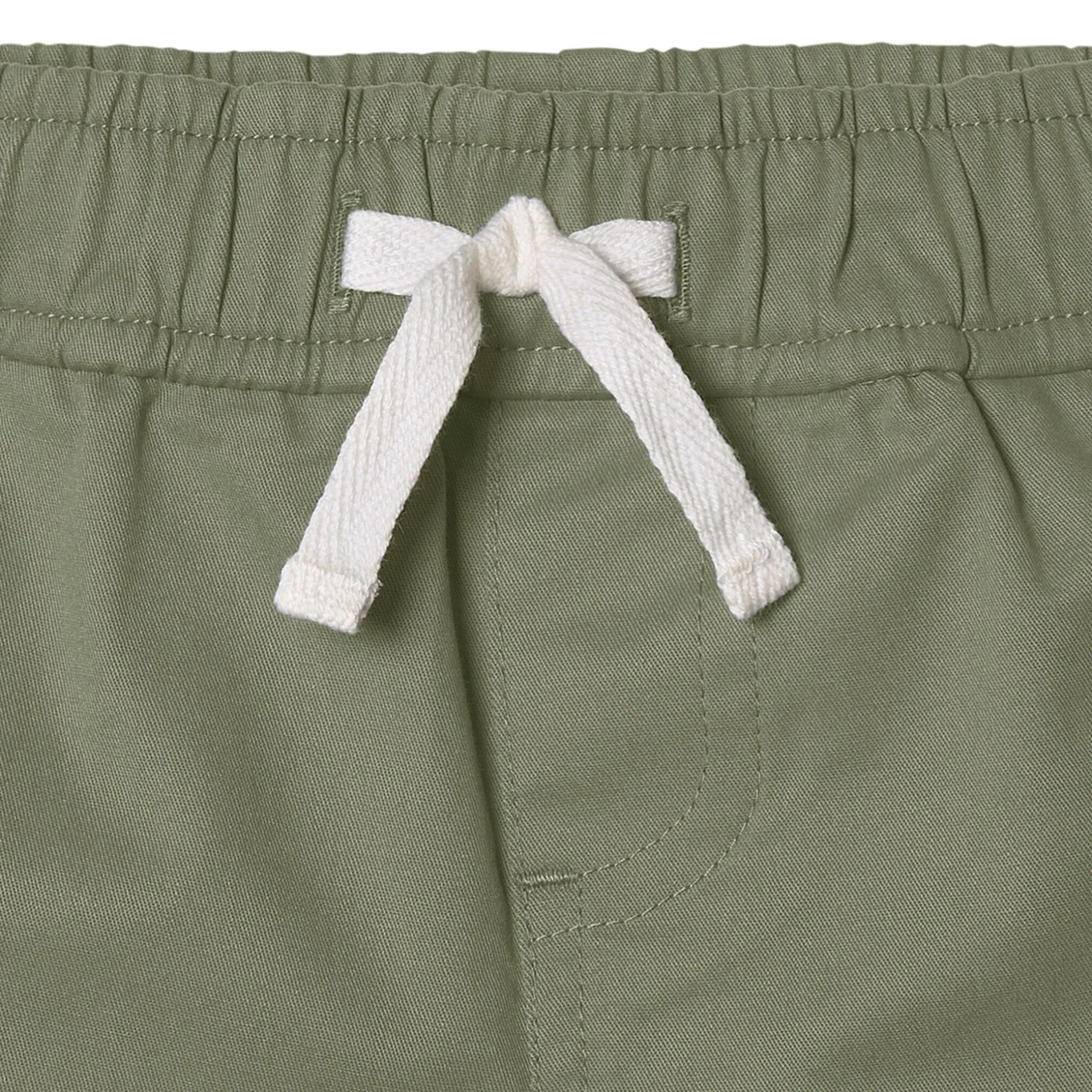 2-Pack Baby & Toddler Boys Olive and Dark Khaki Twill Shorts
