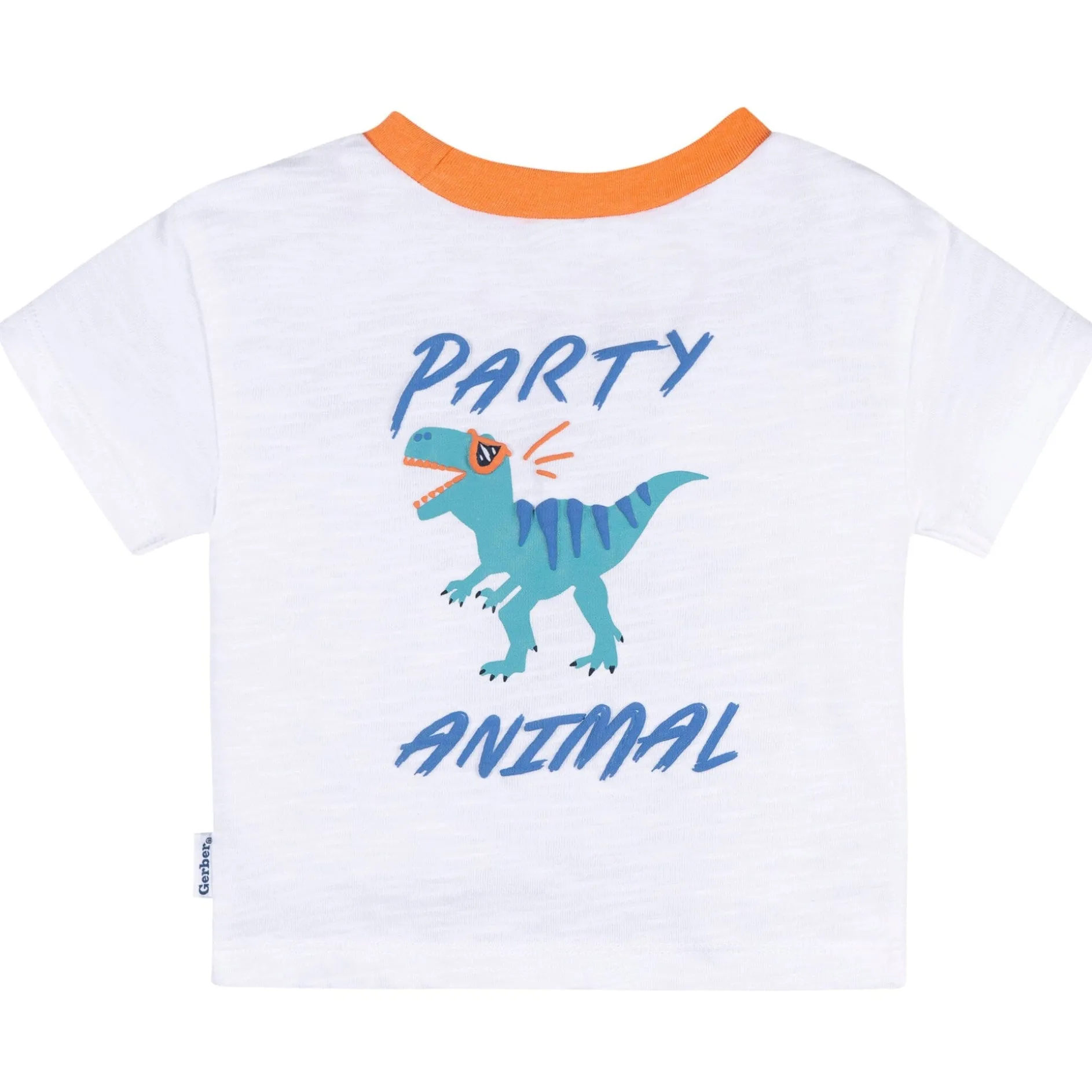 3-Pack Baby & Toddler Boys Party Animal Short Sleeve Graphic T-Shirts