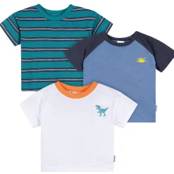 3-Pack Baby & Toddler Boys Party Animal Short Sleeve Graphic T-Shirts