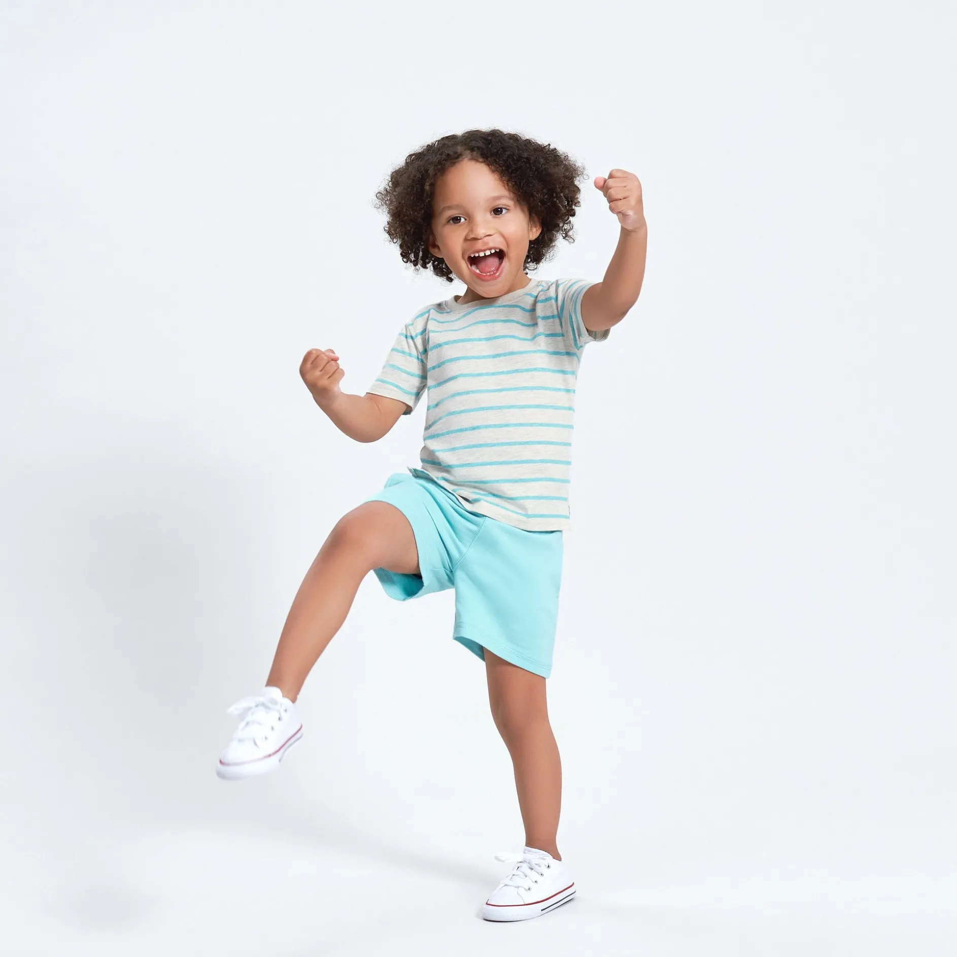 3-Pack Baby & Toddler Boys Royal Blues Pull-On Knit Shorts