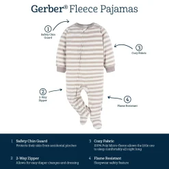 2-Pack Baby & Toddler Boys Space Fleece Pajamas