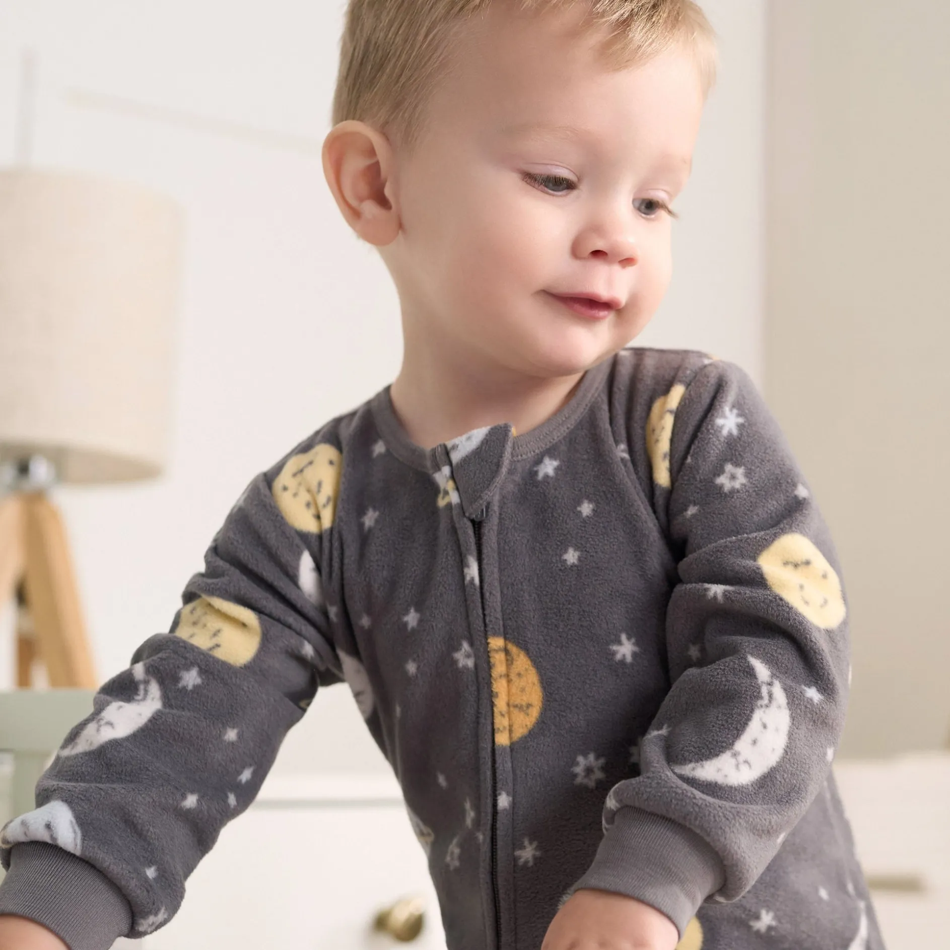 2-Pack Baby & Toddler Boys Space Fleece Pajamas