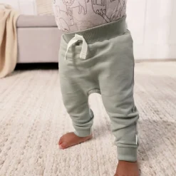 3-Pack Baby & Toddler Boys Stripe, Black, & Grey Jogger Pants