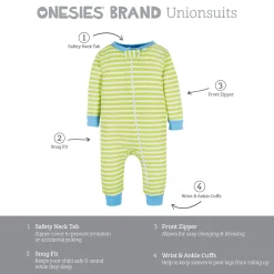 3-Pack Baby & Toddler Boys Stripes & Doggies Snug Fit Footless Pajamas