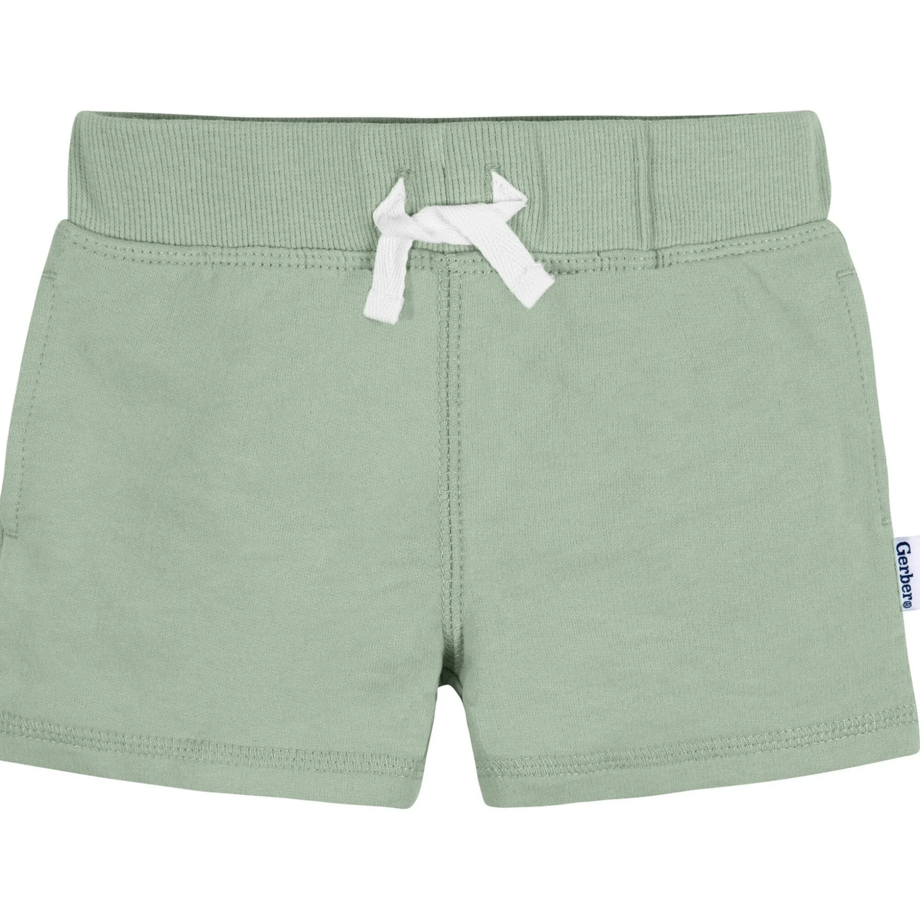 3-Pack Baby & Toddler Boys Tan, Blue, & Green Knit Shorts