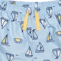 2-Pack Baby & Toddler Boys UPF 50+ Sailboats Swim Trunks