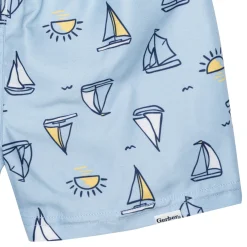 2-Pack Baby & Toddler Boys UPF 50+ Sailboats Swim Trunks