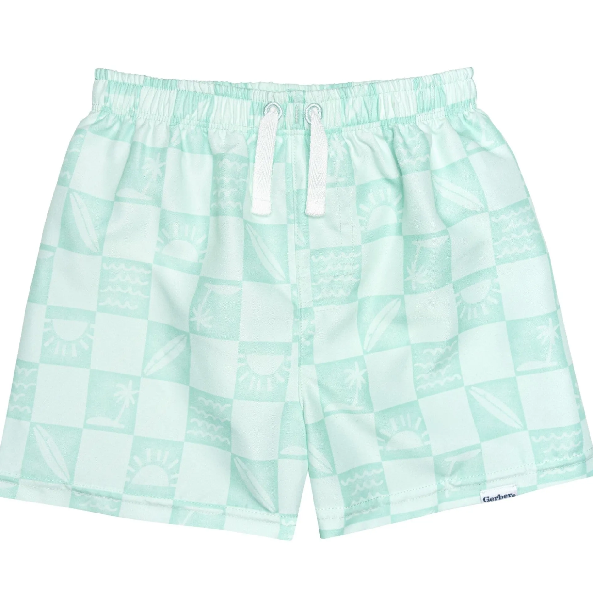 2-Pack Baby & Toddler Boys UPF 50+ Surf Swim Trunks