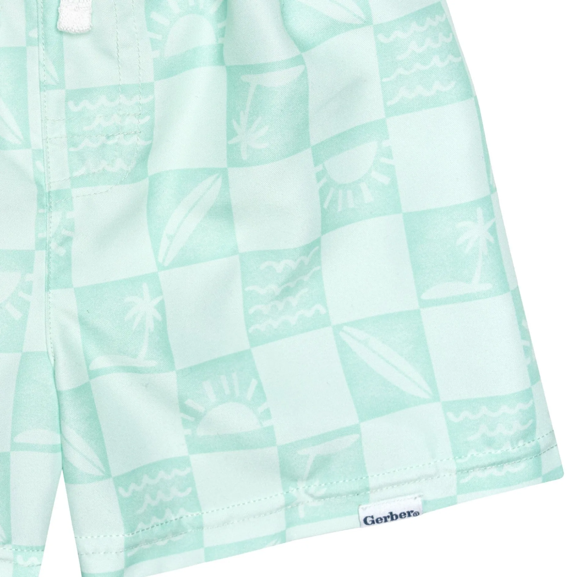 2-Pack Baby & Toddler Boys UPF 50+ Surf Swim Trunks