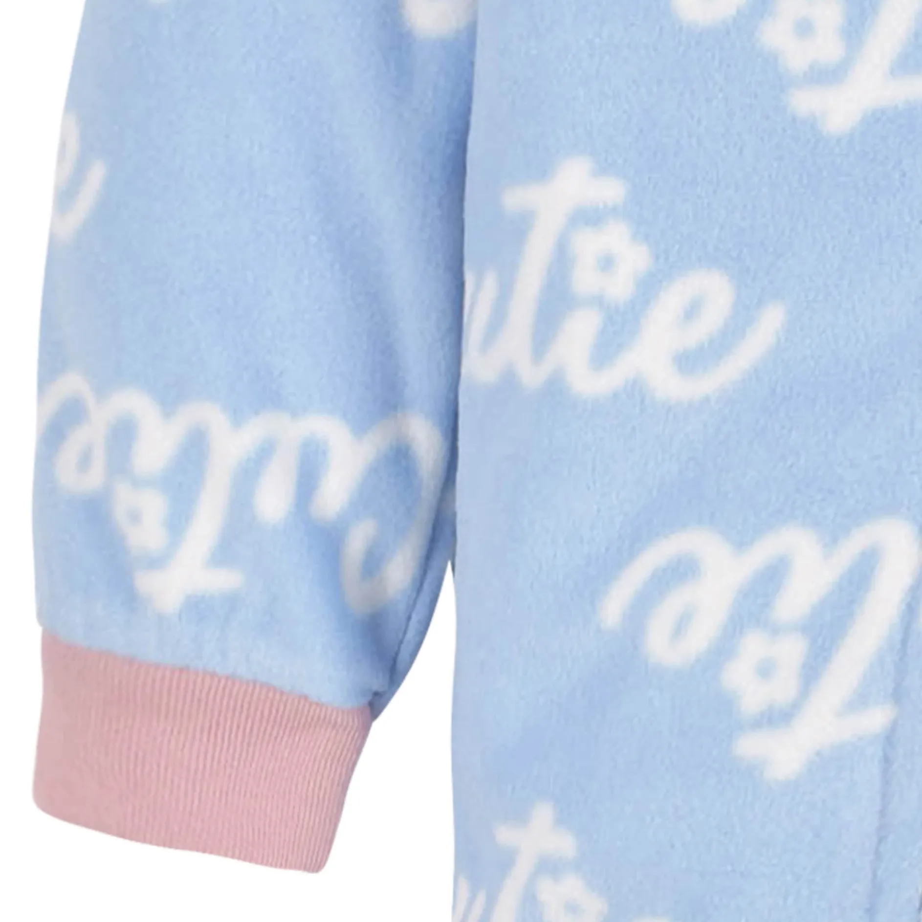 2-Pack Baby & Toddler Girls Blue Cutie Fleece Pajamas