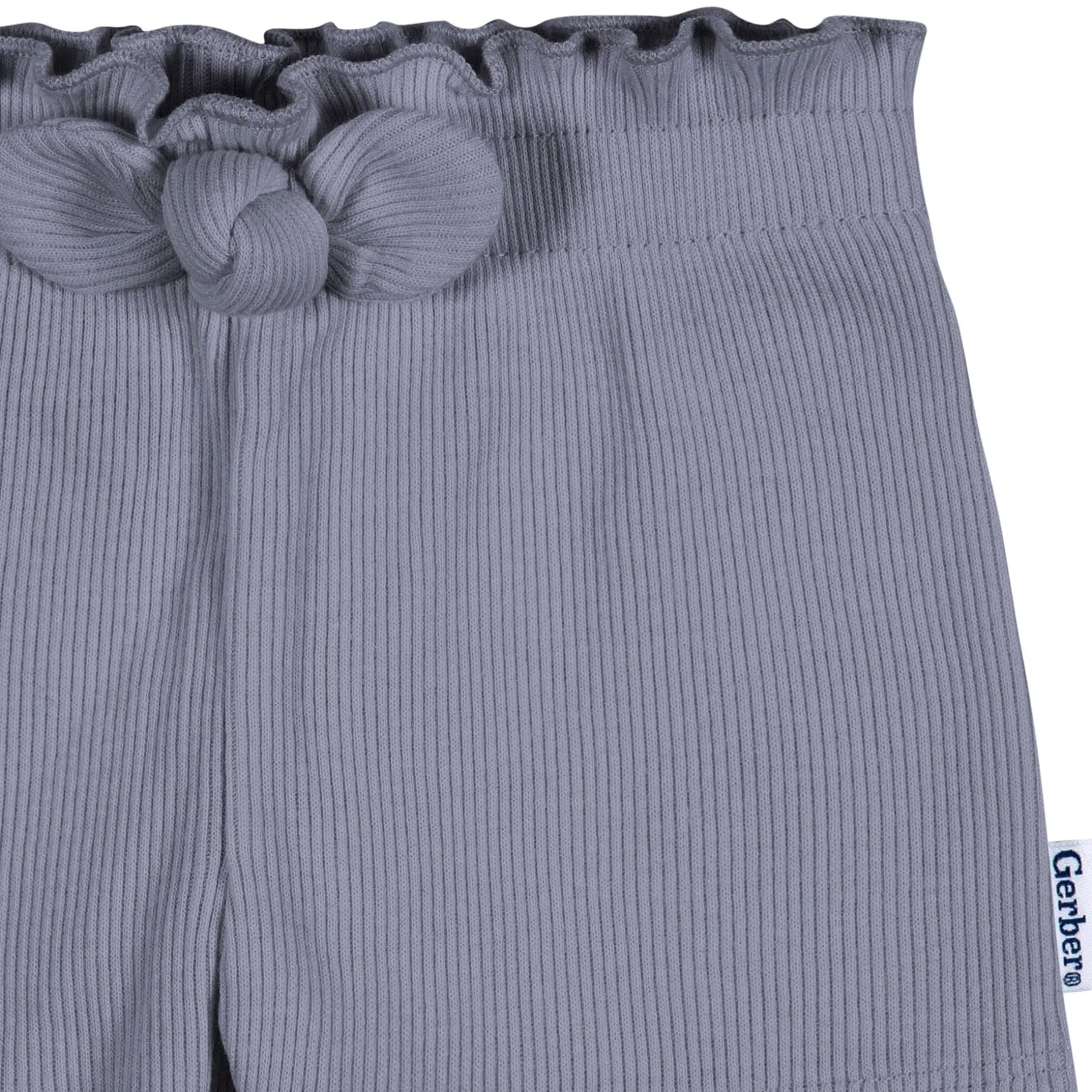 3-Pack Baby & Toddler Girls Blue & Pinks Pull-On Knit Shorts