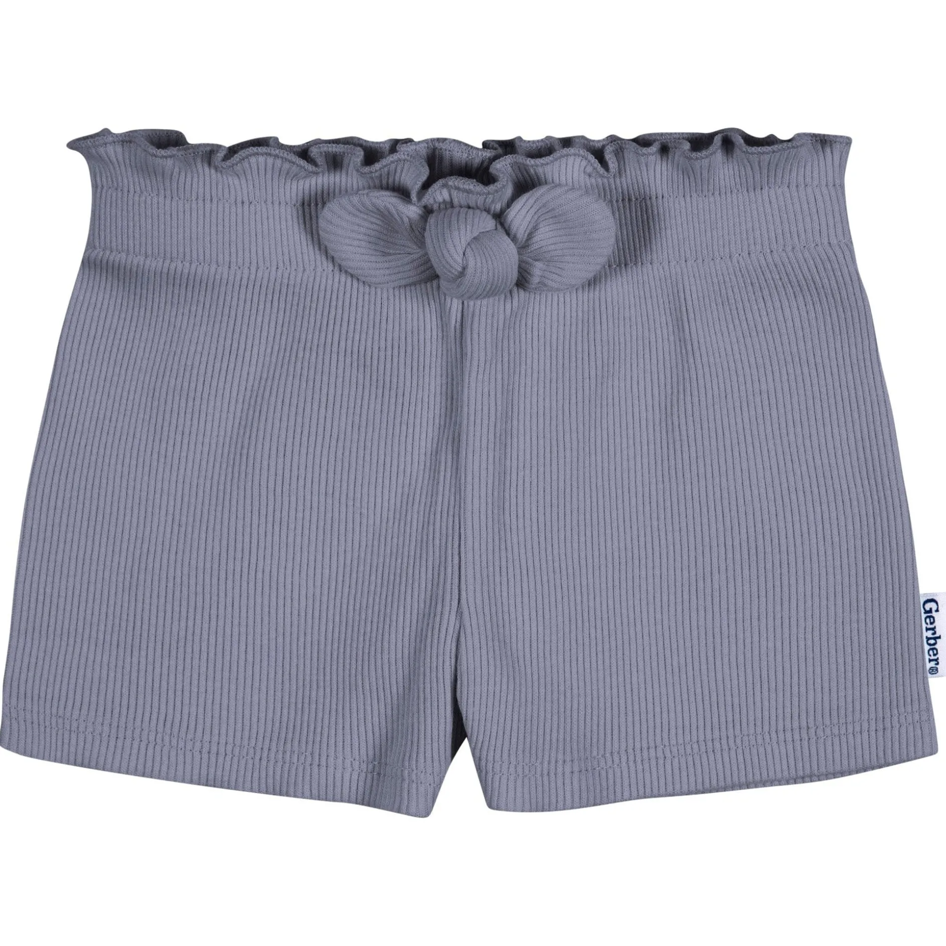 3-Pack Baby & Toddler Girls Blue & Pinks Pull-On Knit Shorts