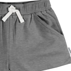 3-Pack Baby & Toddler Girls Dark Grey, Oatmeal, & Green Knit Shorts