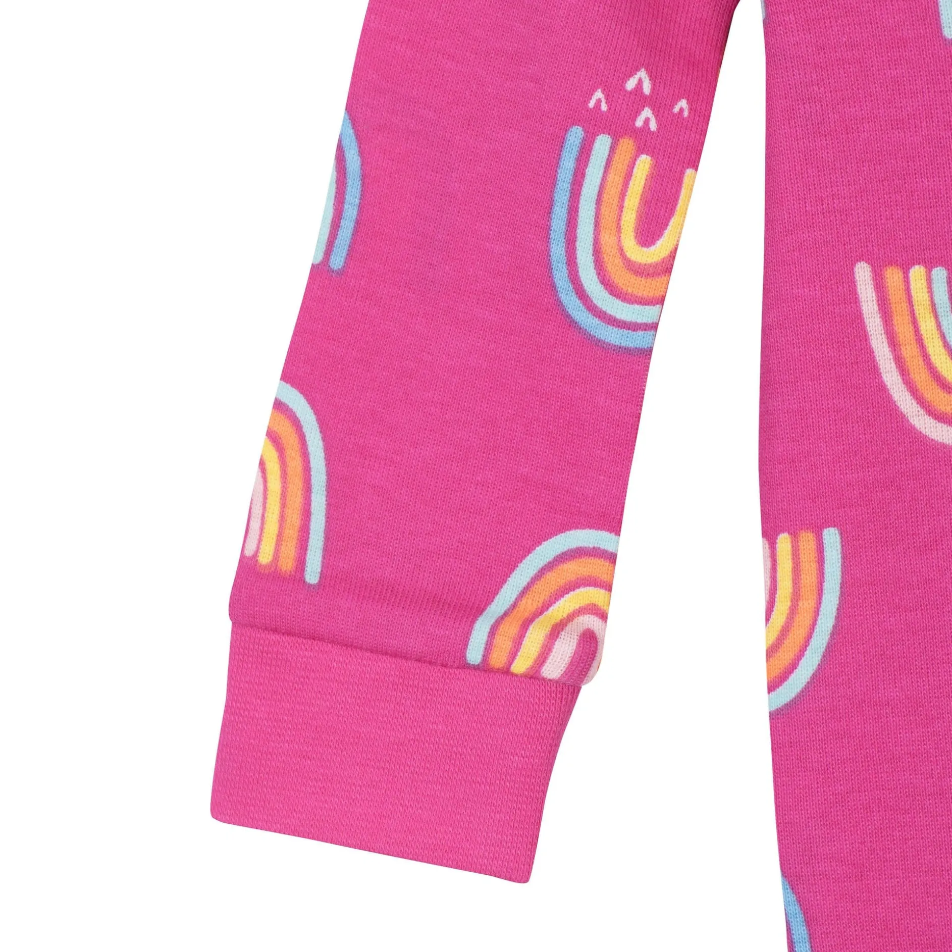 4-Pack Baby & Toddler Girls Dreams & Rainbows Snug Fit Footed Cotton Pajamas