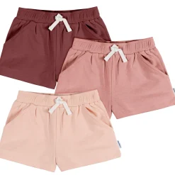 3-Pack Baby & Toddler Girls Dusty Pinks Knit Shorts