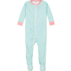 2-Pack Baby & Toddler Girls Llama Snug Fit Footed Cotton Pajamas