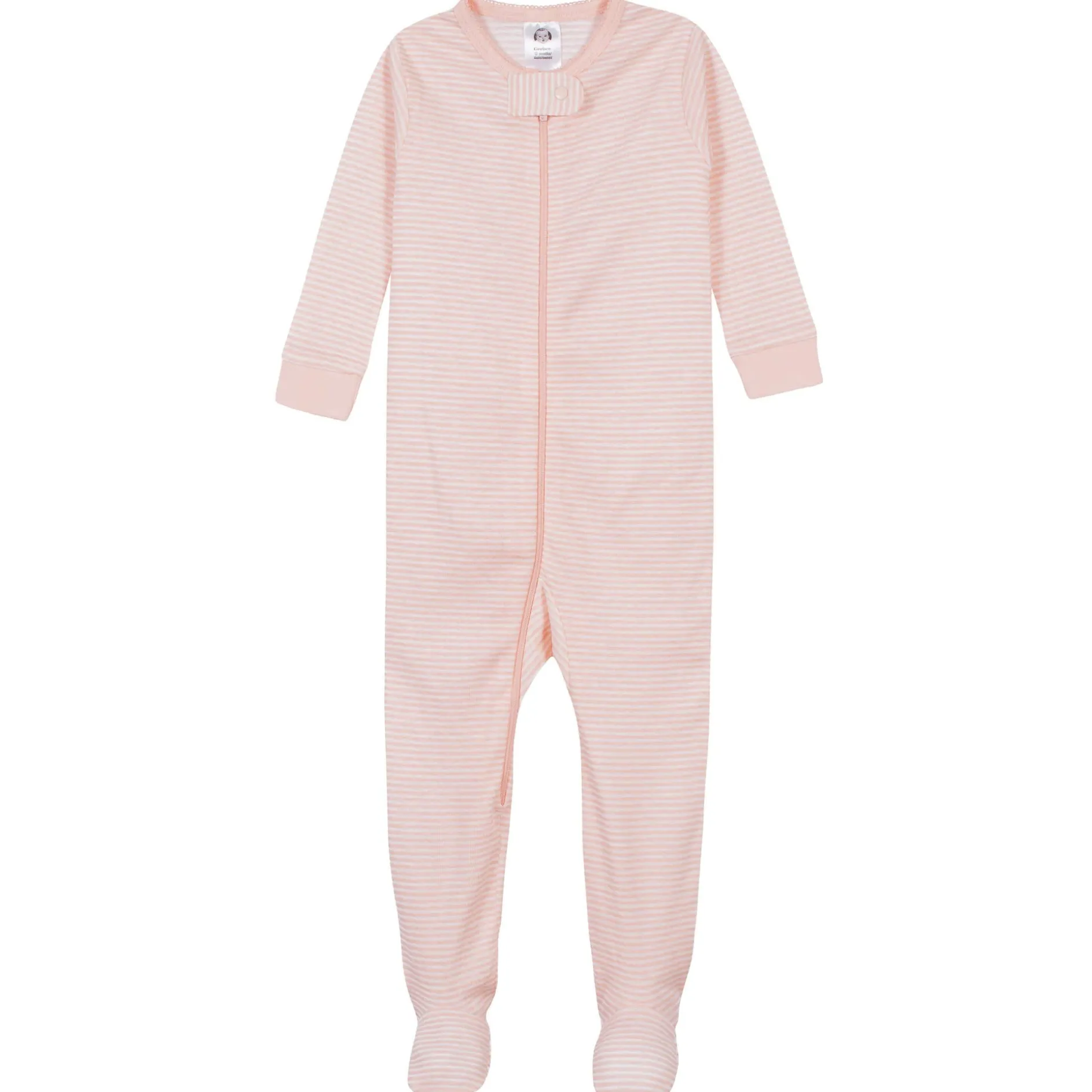 2-Pack Baby & Toddler Girls Love Snug Fit Footed Cotton Pajamas