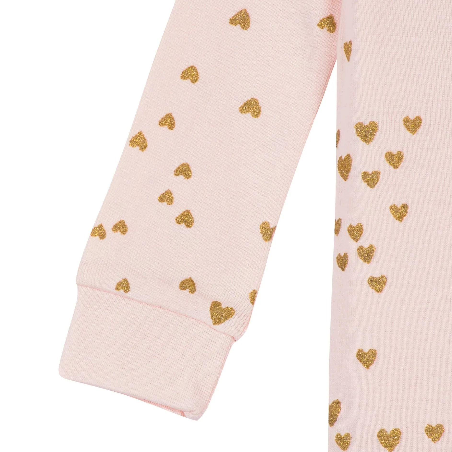 2-Pack Baby & Toddler Girls Love Snug Fit Footed Cotton Pajamas