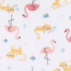 2-Pack Baby & Toddler Girls Pink Flamingos Fleece Pajamas