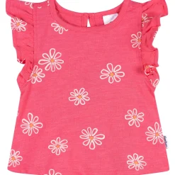 3-Pack Baby & Toddler Girls Pink Strawberries Short Sleeve Shirts