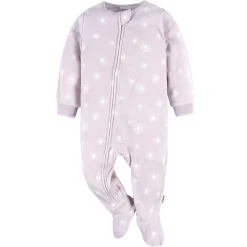 2-Pack Baby & Toddler Girls Purple Rainbows Fleece Pajamas