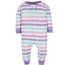 3-Pack Baby & Toddler Girls Rainbow Floral Snug Fit Footless Pajamas