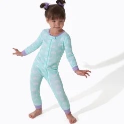 3-Pack Baby & Toddler Girls Rainbow Floral Snug Fit Footless Pajamas