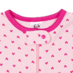 2-Pack Baby & Toddler Girls Rainbows Snug Fit Footed Cotton Pajamas