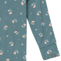 2-Pack Baby & Toddler Girls Teal Rose Viscose Snug Fit Footless Pajamas